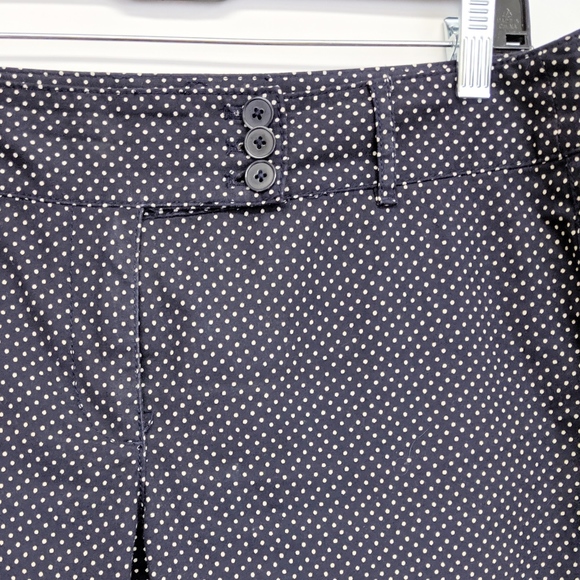 Loft Petite Polka Dot Capri Pants Size 4P